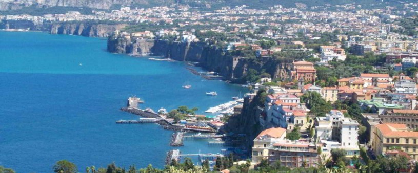 Panorama dall'alto di Sorrento